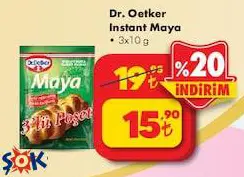 Dr.Oetker Instant Maya 3x10 g