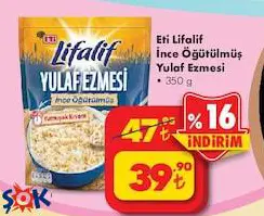 Eti Lifalif İnce Öğütülmüş Yulaf Ezmesi 350 g