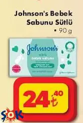 Johnson's Bebek Sabunu Sütlü 90 g