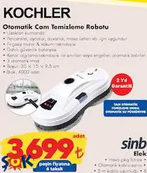 Kochler Otomatik Cam Temizleme Robotu