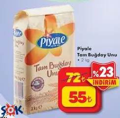 Piyale Tam Buğday Unu 2 kg