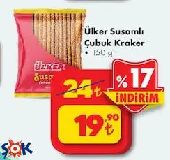 Ülker Susamlı Çubuk Kraker 150 g