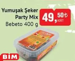 Bebeto Party Mix Yumuşak Şeker 400 g