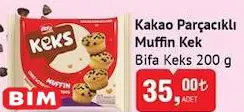 Bifa Keks Kakao Parçacıklı Muffin Kek 200 g