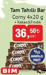 Corny Tam Tahıllı Bar Kakao&Fındık  4x20 g