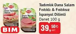 Danet Tadımlık Dana Salam Fıstıklı & Fıstıksız İspanyol Dilimli 100 g