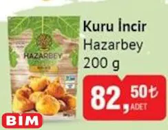 Hazarbey Kuru İncir 200 g