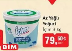 İçim Az Yağlı Yoğurt 3 kg