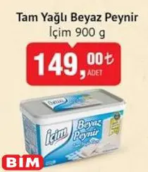 İçim Tam Yağlı Beyaz Peynir 900 g