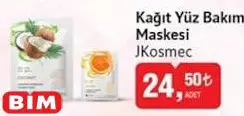 JKosmec Kağıt Yüz Bakım Maskesi