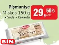 Miskos Pişmaniye Sade/Kakaolu 150 g