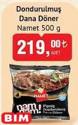 Namet Dondurulmuş Dana Döner 500 g