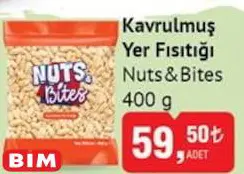 Nuts&Bites Kavrulmuş Yer Fıstığı 400 g