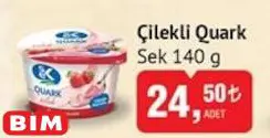 Sek Çilekli Quark 140 g