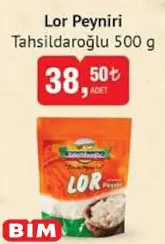 Tahsildaroğlu Lor Peyniri 500 g