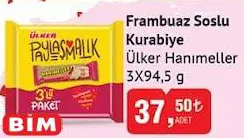 Ülker Hanımeller Frambuaz Soslu Kurabiye 3x94.5 g