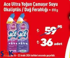 Ace Ultra Yoğun Çamaşır Suyu Okaliptüs/Dağ Ferahlığı 810 g