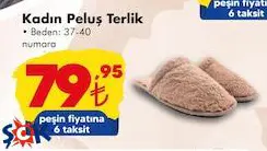 Kadın Peluş Terlik