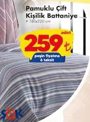 Sarar Pamuklu Çift Kişilik Battaniye