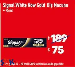 Signal White Now Gold Diş Macunu 75 ml