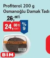 Osmanoğlu Damak Tadı Profiterol 200 G