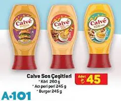 Calve Sos Çeşitleri 260/245 G