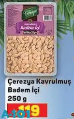 Çerezya Kavrulmuş Badem İçi 250 G