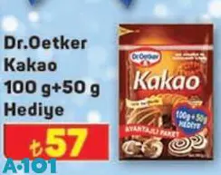 Dr. Oetker Kakao 100 G + 50 G Hediye