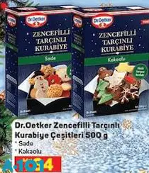 Dr. Oetker Zencefilli Tarçınlı Kurabiye Çeşitleri 500 G