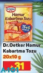 Dr. Oetker Hamur Kabartma Tozu 20X10 G