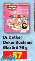 Dr. Oetker Dekor Süsleme Glazürü 76 G