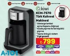 Kiwi KCM-7570 Türk Kahvesi Makinesi