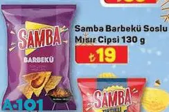 Samba Barbekü Soslu Mısır Cipsi 130 G