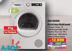 Seg KM 9000 Kurutma Makinesi