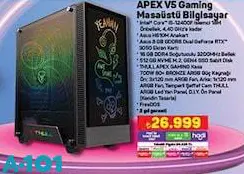 Thull Apex V5 Gaming Masaüstü Bilgisayar Oyun Bilgisayarı