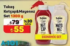 Tukaş Ketçap+Mayonez Set 1300 G