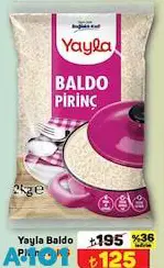 Yayla Baldo Pirinç 2 Kg