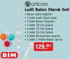 Articolo Ledli Balon Standı Seti