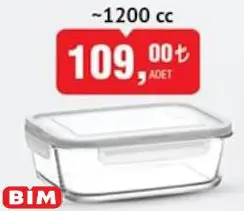 Lav Kilitli Saklama Kabı 1200 Cc