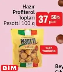 Pesotti Hazır Profiterol Topları 100 G