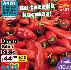 Kırmızı Biber Paket