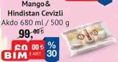 Akdo Mango&Hindistan Cevizli 680 ml/500 g