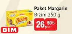 Bizim Paket Margarin 250 g