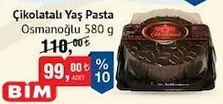 Osmanoğlu Çikolatalı Yaş Pasta 580 g