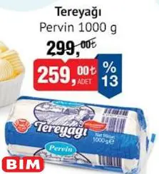 Pervin Tereyağı 1000 g