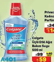 Colgate Üçlü Etki Ağız Bakım Suyu 500 Ml