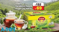 Doğuş Karadeniz Demlik Poşet Çay 100'Lü