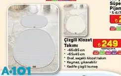 Çizgili Klozet Takımı