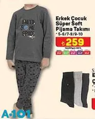 Erkek Çocuk Süper Soft Pijama Takımı