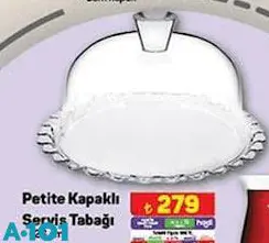 Paşabahçe Petite Kapaklı Servis Tabağı 26 Cm